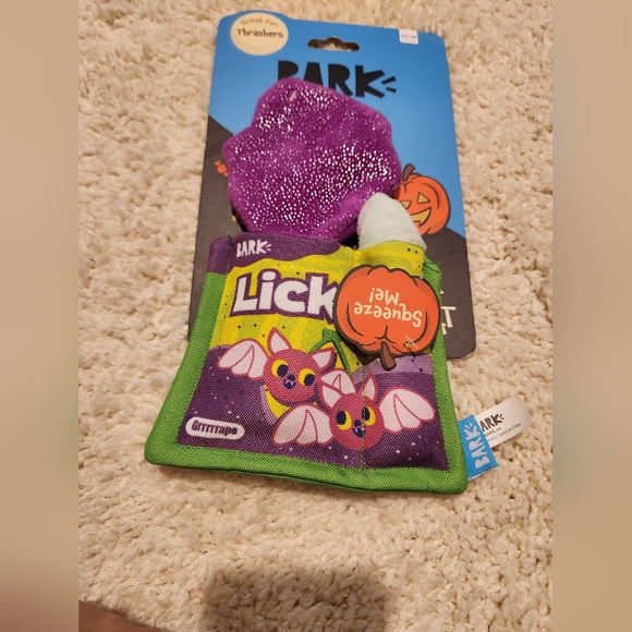 BARK  Lick Dip Candy Halloween Dog Toy Squeaks/Crinkles Size XS-M  NEW - Picture 5 of 5